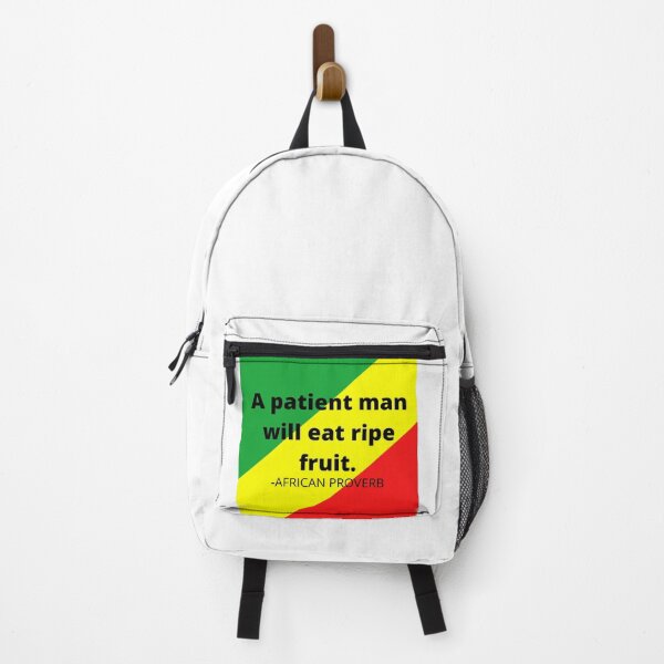 Item preview, African proverb. A patient man will eat ripe fruit. designed and sold by AfricanProverbs.