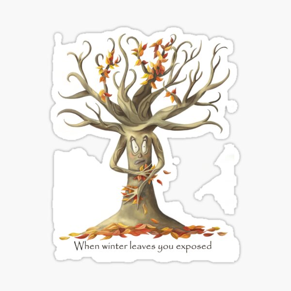 The Naked Tree Sticker