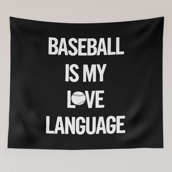 Item preview, Baseball is my love language  designed and sold by smallcatvn.