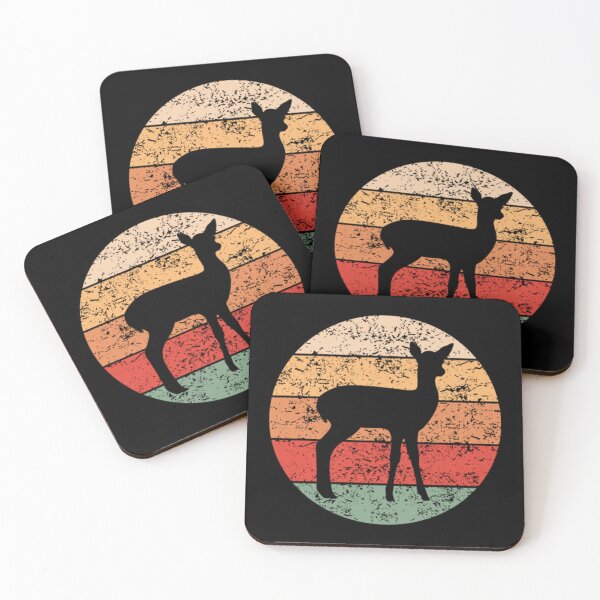 Item preview, Roe Deer Retro Forest Animal Lovers Gift designed and sold by FerdinachoHert.