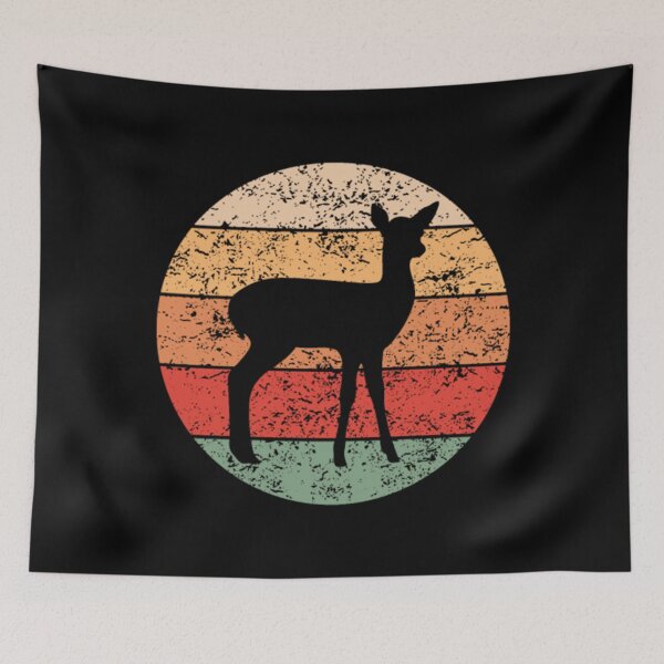 Item preview, Roe Deer Retro Forest Animal Lovers Gift designed and sold by FerdinachoHert.