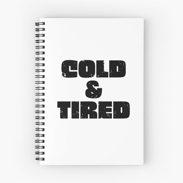 Item preview, Cold And Tired. Retro Vintage Grunge Design For Winter designed and sold by That Cheeky Tee.