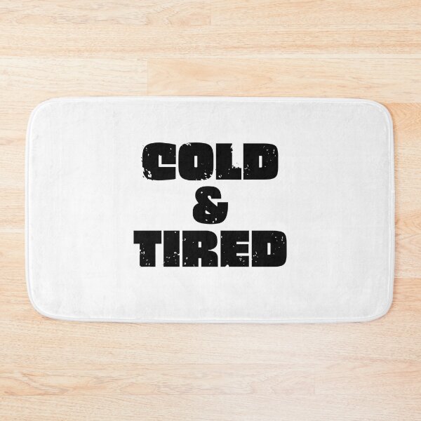 Item preview, Cold And Tired. Retro Vintage Grunge Design For Winter designed and sold by That Cheeky Tee.