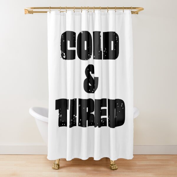 Item preview, Cold And Tired. Retro Vintage Grunge Design For Winter designed and sold by That Cheeky Tee.