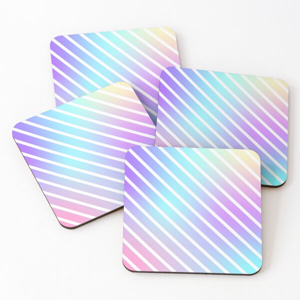 Item preview, Ombre Stripe Diagonal | Digital Art | Pretty Pastels designed and sold by JillyJ05.