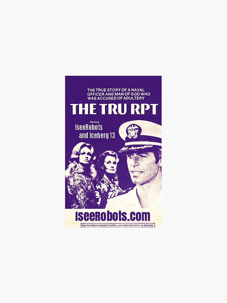 The TRU RPT 8 0'Clock Movie Sticker A Man Of God Accused by IseeRobots