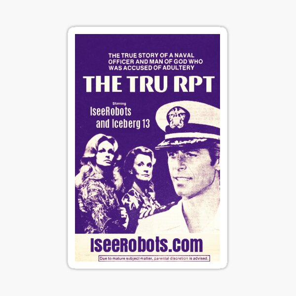 The TRU RPT 8 0'Clock Movie Sticker A Man Of God Accused Sticker