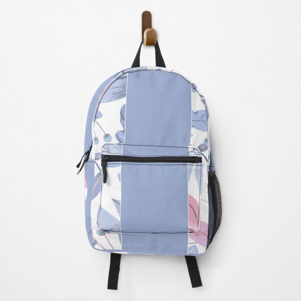Item preview, Floral Stripe | Contemporary Periwinkle Blue Design designed and sold by JillyJ05.