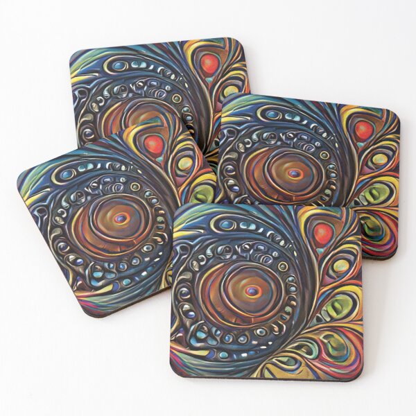 Item preview, Vibrant Life Abstract Digital Paintings designed and sold by ThinkFun! Design.