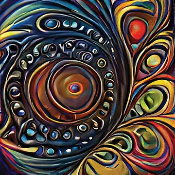 Vorschaubild zum Design Vibrant Life Abstract Digital Paintings von ThinkFun! Design