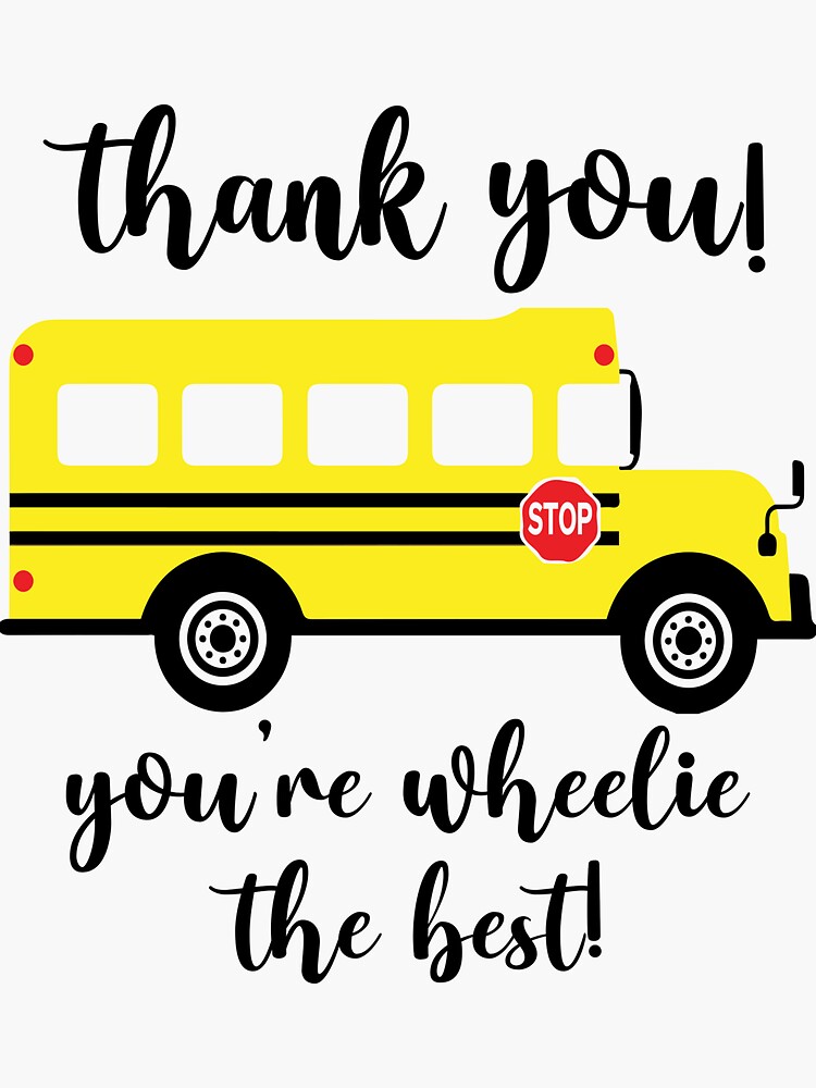 Bus Driver Appreciation Gift Tag Thank You We Wheelie -  Portugal