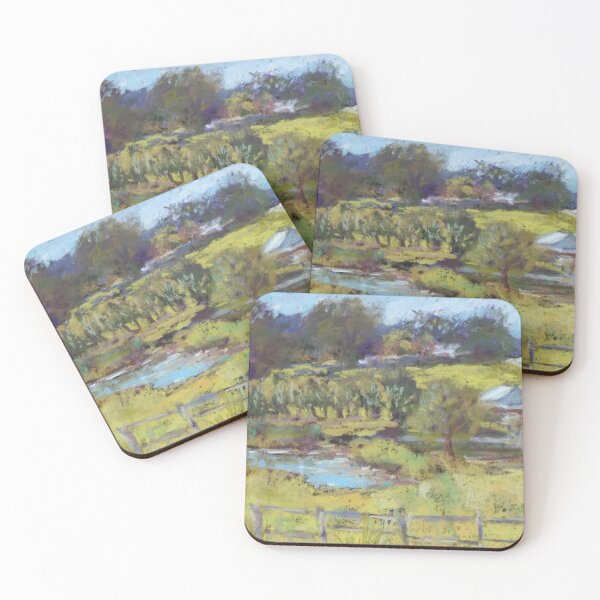 Item preview, Rawdon Island - looking down to the dam- plein air designed and sold by Bonnyview Studio.