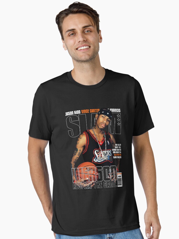 Slam Cover Slam Magazine Allen Iverson T Shirt Allen-Iverson