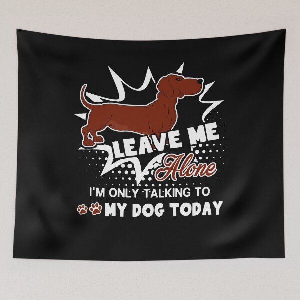 Item preview, Dachshund - Taking To My Dachshund designed and sold by UnknownArtistt.
