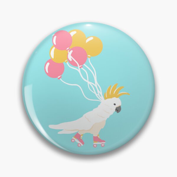 Item preview, Rollerblading Cockatoo designed and sold by Tilly Scribbles.