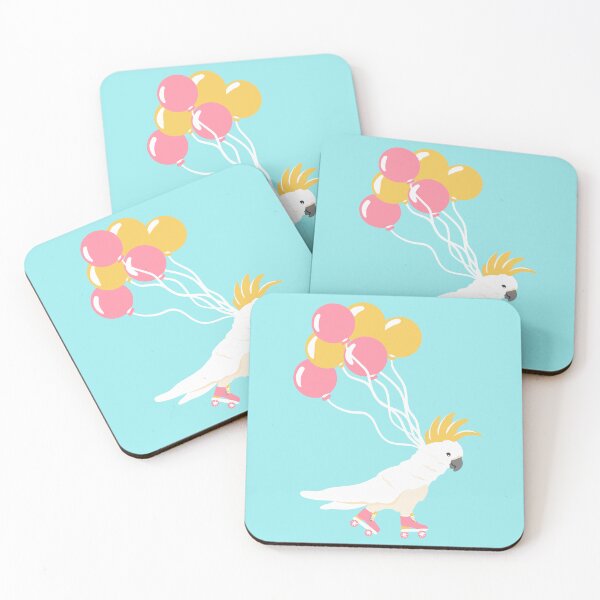 Item preview, Rollerblading Cockatoo designed and sold by Tilly Scribbles.