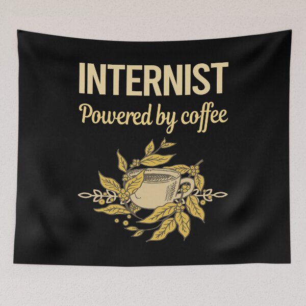 Item preview, Powered By Coffee Internist designed and sold by cossinulsesj.