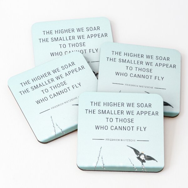 Item preview, The higher we soar the smaller we appear to those who cannot fly. Friedrich Nietzsche  designed and sold by LifeWisdom.