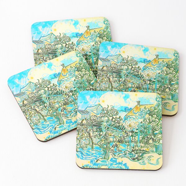 Item preview, Old Vineyard with a Peasant Woman - Vincent van Gogh designed and sold by SimpleJoyStyle.