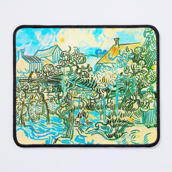 Item preview, Old Vineyard with a Peasant Woman - Vincent van Gogh designed and sold by SimpleJoyStyle.