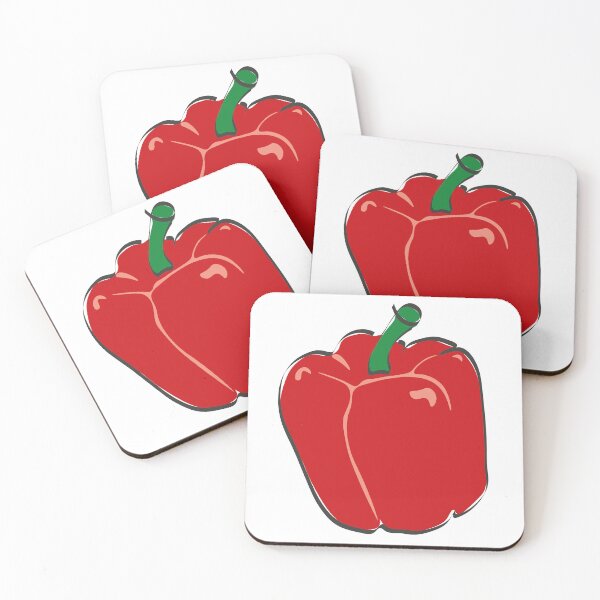 Item preview, Red bell pepper designed and sold by ElenaPost.