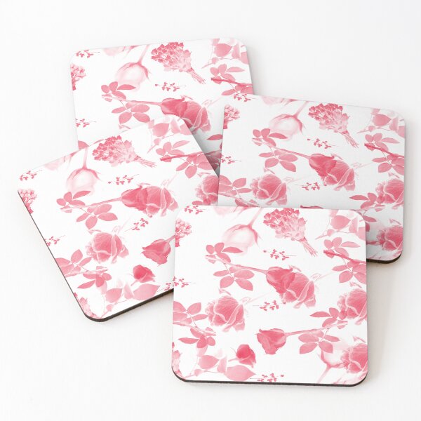 Item preview, Red Aesthetic Bloom Flower pattern Light ver. designed and sold by wSmileFlowerw.