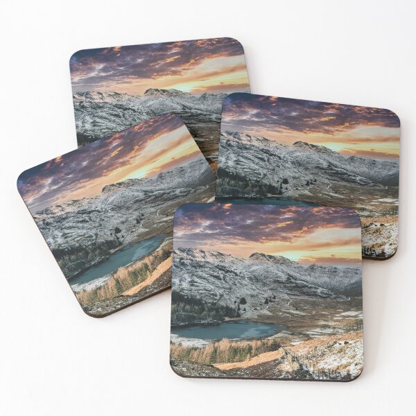 Item preview, Blea Tarn from Lingmoor Fell - January - Winter in Lake District UK designed and sold by CumbriaArt.