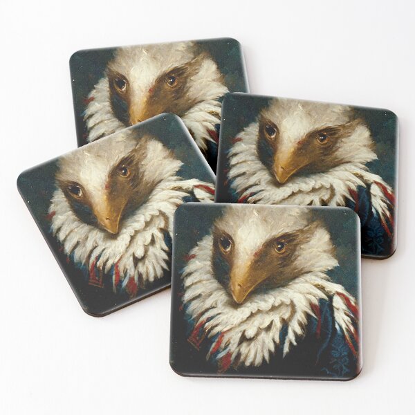 Item preview, American Eagle portrait inspired by Rembrant art designed and sold by patriart.