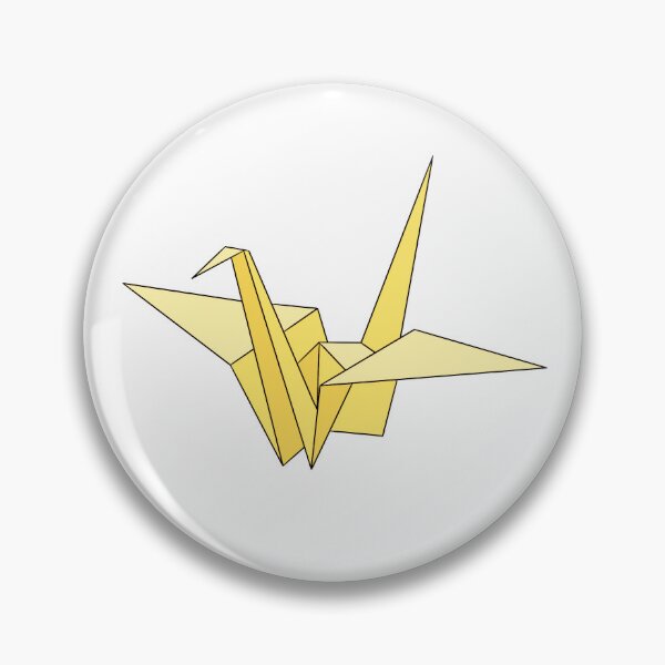 Item preview, Yellow origami crane designed and sold by CalliesArt.