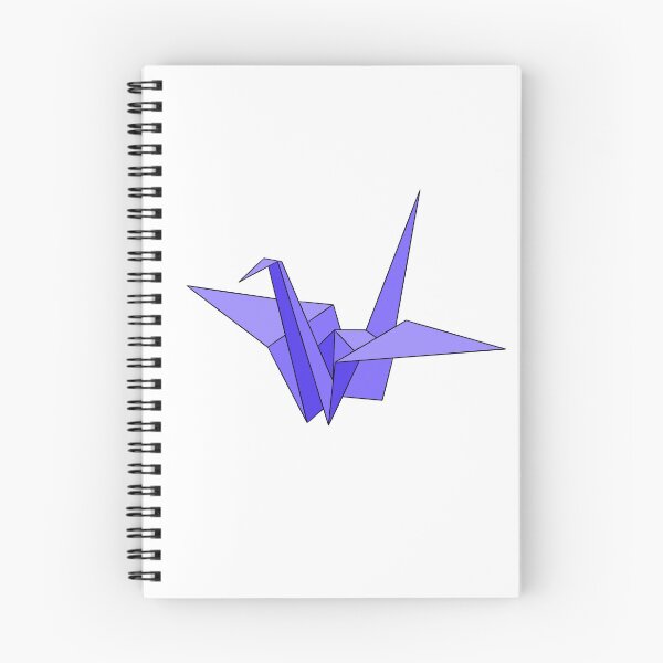 Item preview, Indigo origami crane designed and sold by CalliesArt.