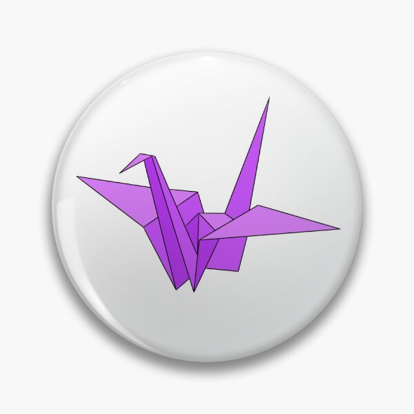 Item preview, Purple origami crane designed and sold by CalliesArt.