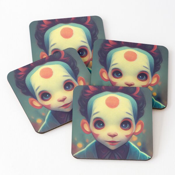 Item preview, funny lovely clown made in digital with a paint look designed and sold by mrlongfield.