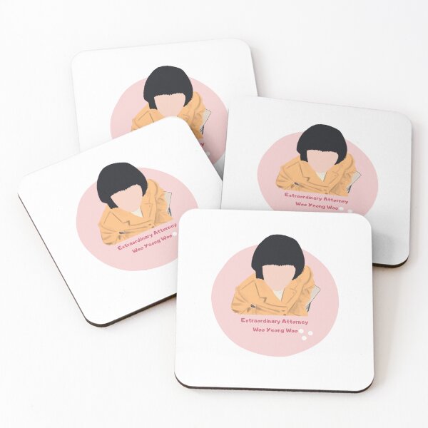 Item preview,  extraordinary attorney Woo Yong Woo pink background designed and sold by paintingtour.
