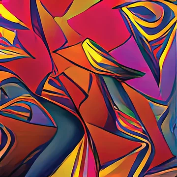 Vorschaubild zum Design Vibrant Life Abstract Digital Paintings von ThinkFun! Design