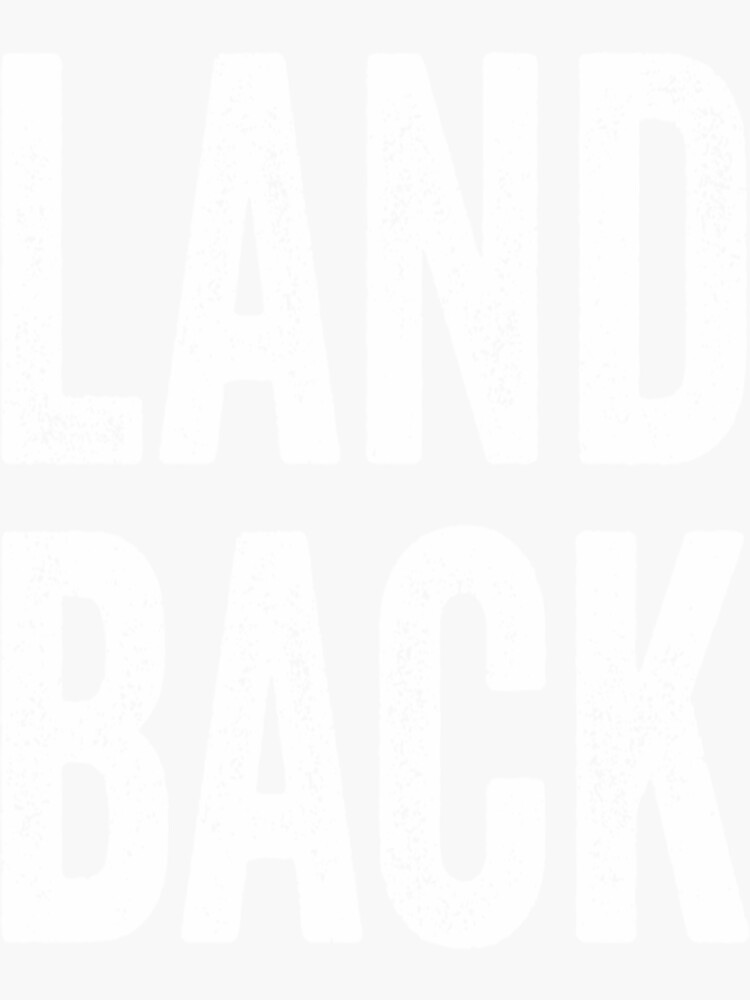 "Land Back Movement Native American LandBack " Sticker for Sale by