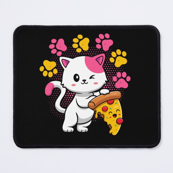 Item preview, Funny Cute Cats eats Noodles Ramen Kawaii Anime Japanese designed and sold by Mac Store.