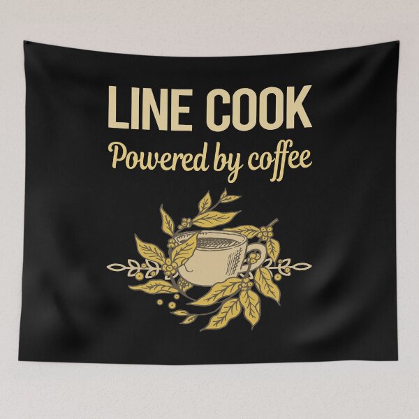 Item preview, Powered By Coffee Line Cook designed and sold by cossinulsesj.
