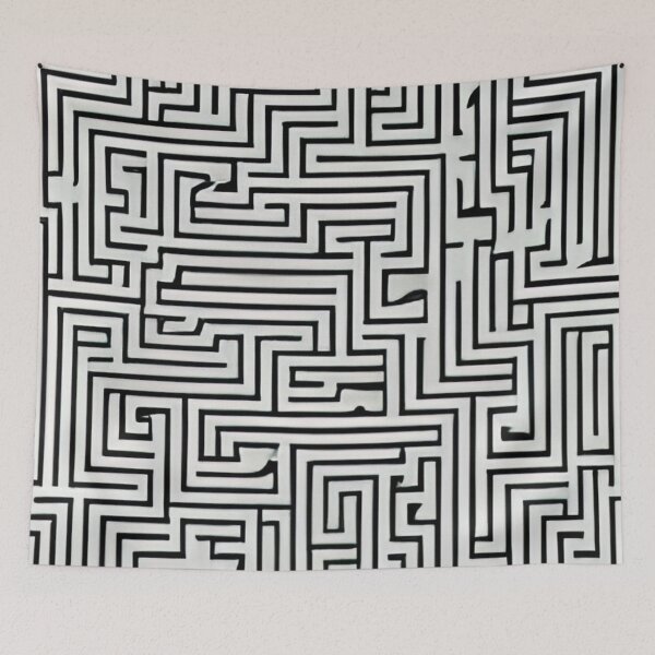 Item preview, Maze Abstract Design designed and sold by NellVerde.