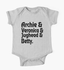 Archie, Veronica, Jughead, Betty - Riverdale (A) One Piece - Short Sleeve