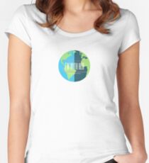I'm With Her Fitted Scoop T-Shirt