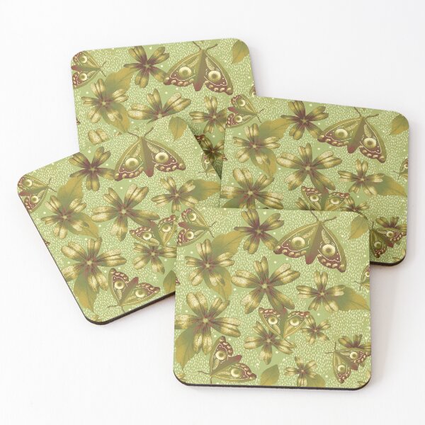 Item preview, Moth Meadow Green designed and sold by Veata.