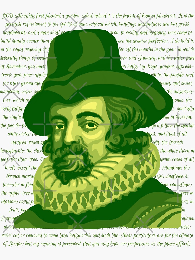 "Francis Bacon Portrait and Quote" Sticker for Sale by unhingedheather Redbubble