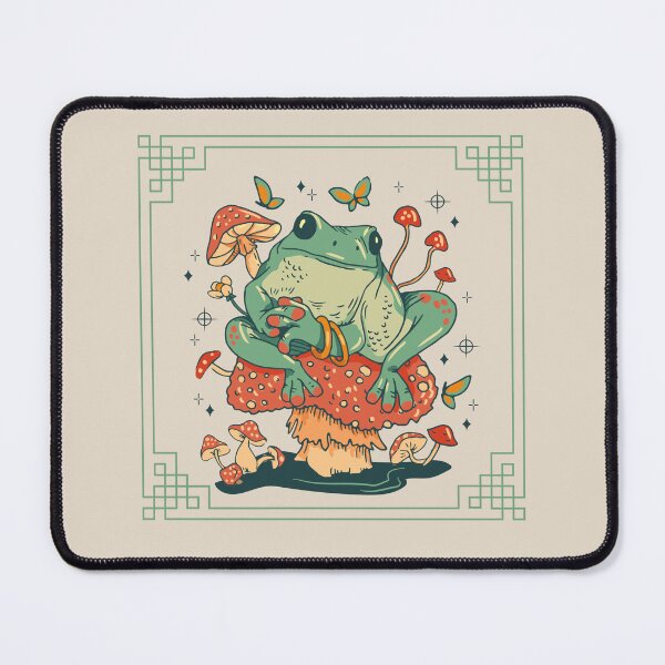 Item preview, Frog on a mushroom, Cottage Core frog on a mushroom shirt, Cottage Core tote bag, Cottage Core Clothing designed and sold by Auntbee63.
