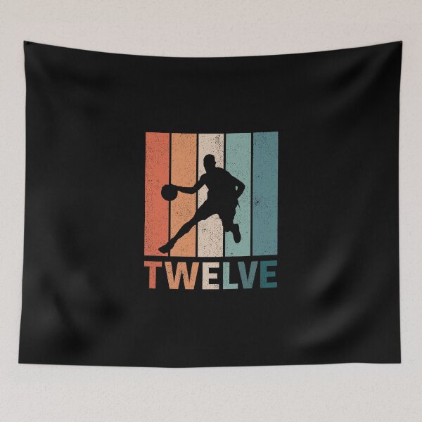Item preview, 12th Birthday Retro Basketball Lovers 12 Years Old Classic T-Shirt designed and sold by brendauxerin.