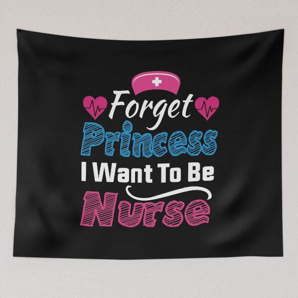 Artikelvorschau, Tag der Krankenschwester Medizinische kleine Mädchen Prinzessin Future Nurse entworfen und verkauft von Mac Store.