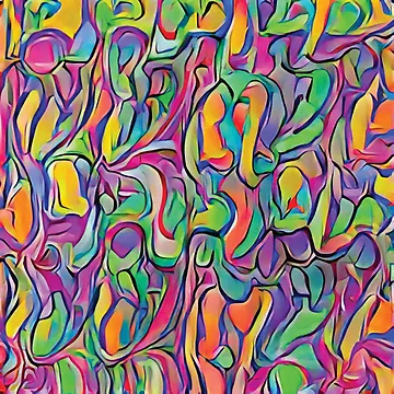 Imagen de la obra Vibrant Life Abstract Digital Paintings de ThinkFun! Design