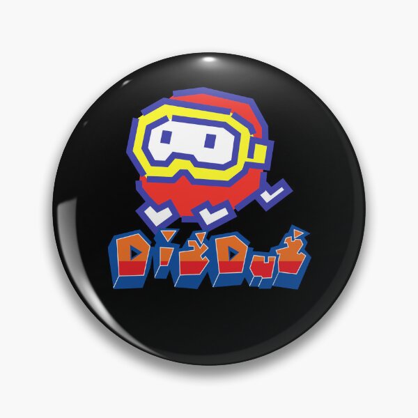 Item preview, The Great Retro Arcade Dig Dug Video Game Birthday designed and sold by MariamGodfrey.