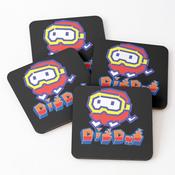 Item preview, The Great Retro Arcade Dig Dug Video Game Birthday designed and sold by MariamGodfrey.
