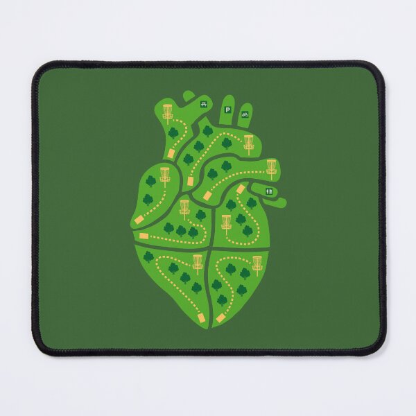 Item preview, Disc Golf Course Map Anatomical Heart Funny Halloween designed and sold by GrandeDuc.