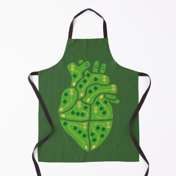 Item preview, Disc Golf Course Map Anatomical Heart Funny Halloween designed and sold by GrandeDuc.